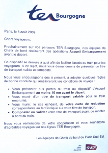 Annonce Accueil Embarquement